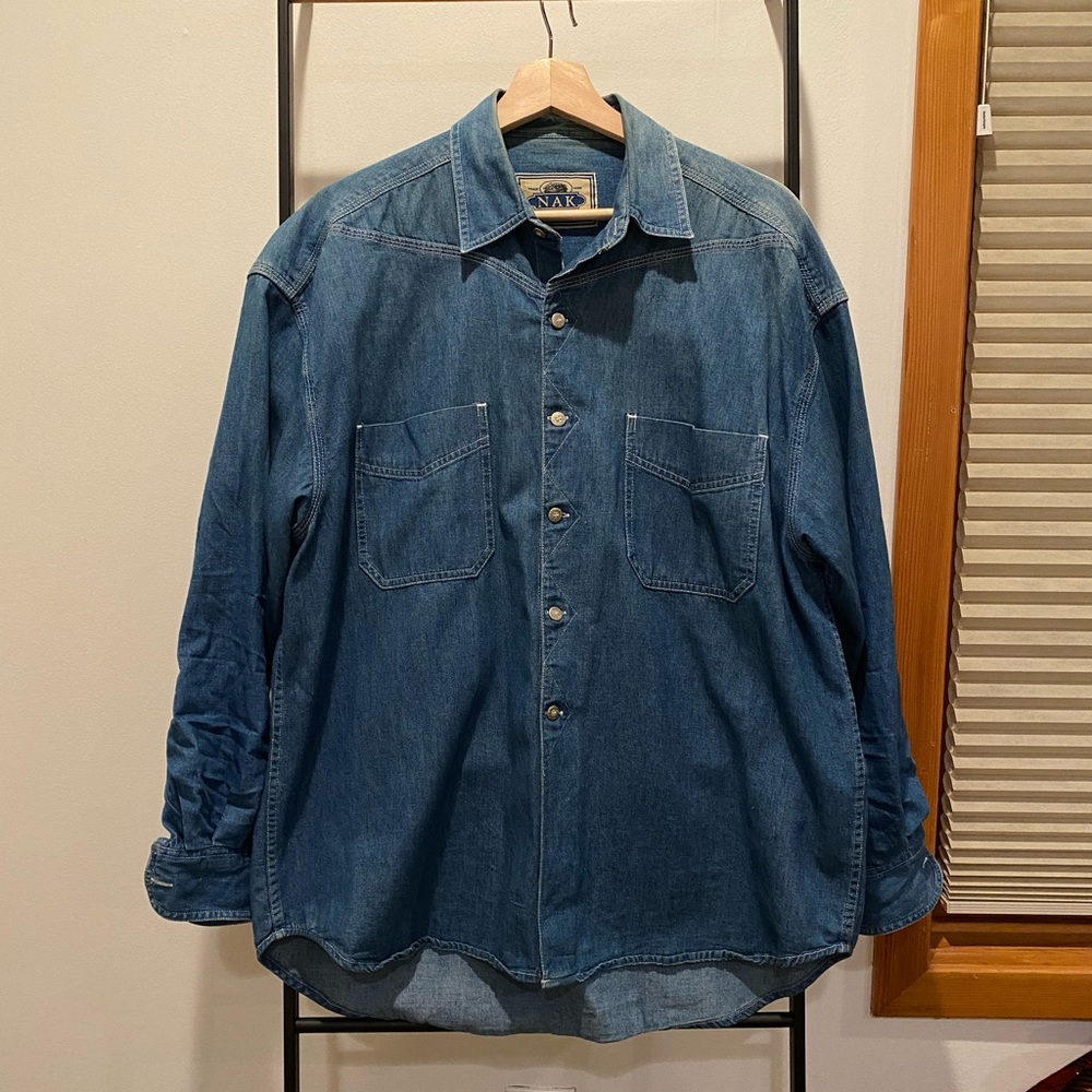 Vintage western denim shirt